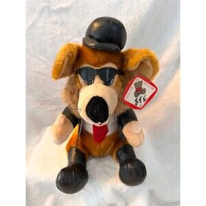 Shalom NWT Coyote Plush Faux Leather Jacket Hat Boots Stuffed Animal